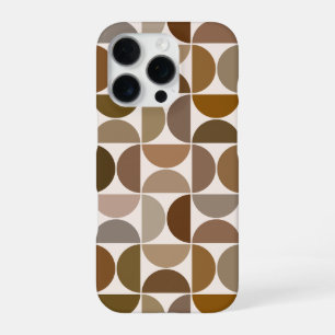 Coque iPhone 16 Pro MCM Semi-cycles Browns+Cream Big Motif
