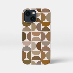 Etui iPhone 13 Mini MCM Semi-cycles Browns+Cream Big Motif