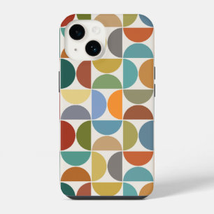 Coque Pour iPhone 14 MCM Semiccles Motif couleur grande sur crème