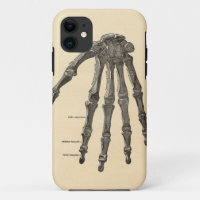 Coque iphone Médicale d'os de main d'anatomie