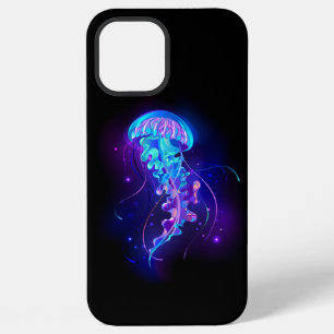 Coque iPhone 12 Pro Max Méduse vibrante aux couleurs lumineuses