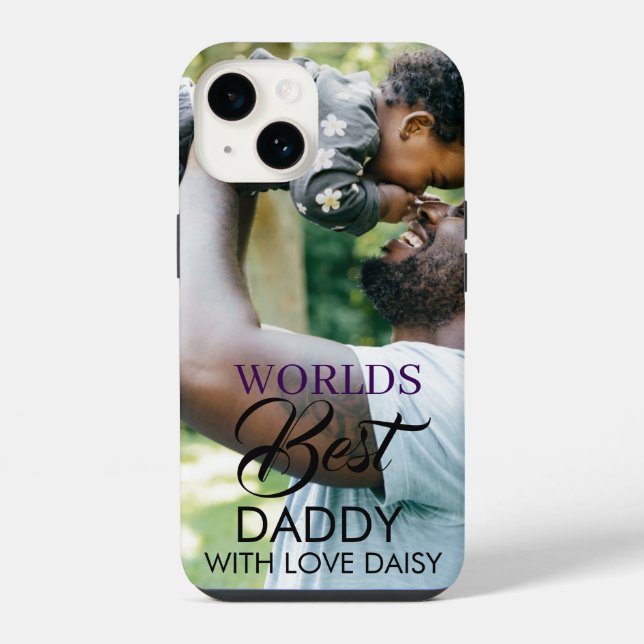 Coque iPhone Meilleur papa du monde | Photo Coque-Mate iPhone (Verso)