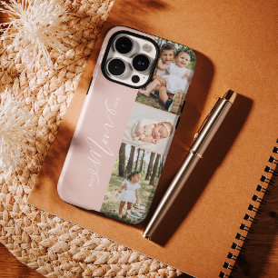 Etui iPhone 13 Pro Meilleure Maman Script Fête des Mères 3 Collage de