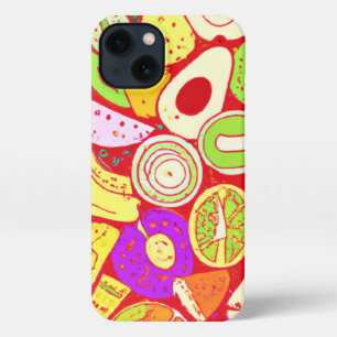 Etui iPhone 13 Mélanges étonnants de Motifs de fruits. Commandez 