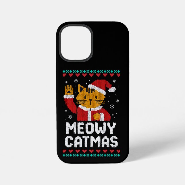Coque iPhone Meowy Catmas (Verso)