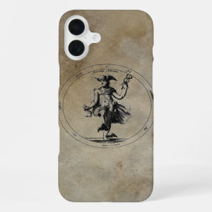 Coque iPhone 16 Plus Mercure Hermes Rustique Dark