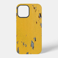 Métal jaune fissuré : texture sale.