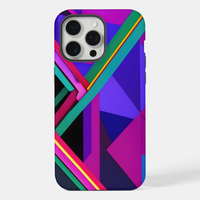 Coque iPhone "Metropolis Grid : Une réflexion numérique" (Verso)