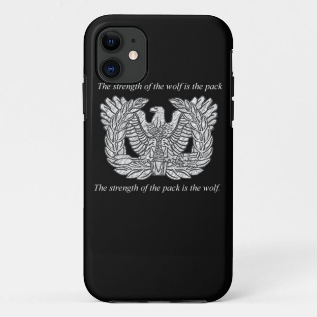 coque iphone/meute de loups (Dos)