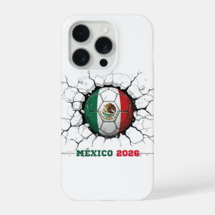 Coque iPhone Mexico 2026 Ballon de Football Casse-