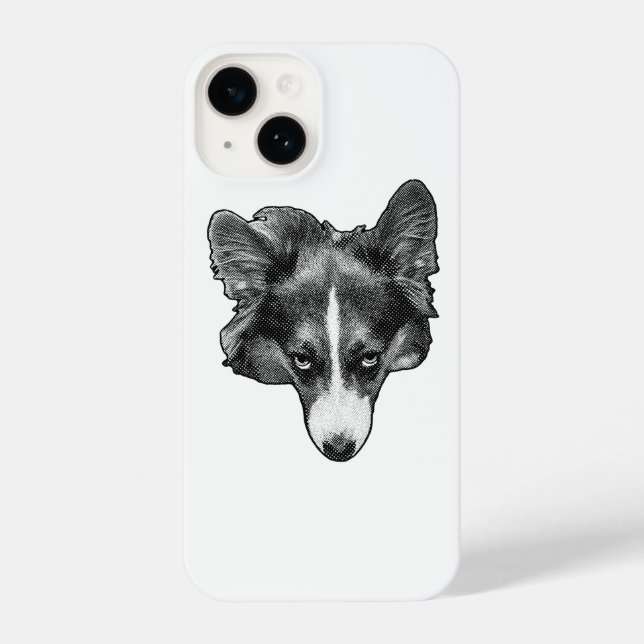 Coque iPhone microdot bright face (Verso)