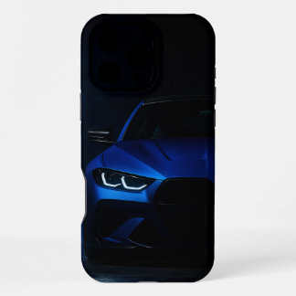 Coque iPhone 16 Pro Max Midnight Blue Beast – Sport Car Street Case
