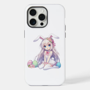 mignon lapin de Pâques en style anime