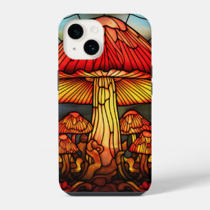 Coque Pour iPhone 14 mignon motif de champignons tachés
