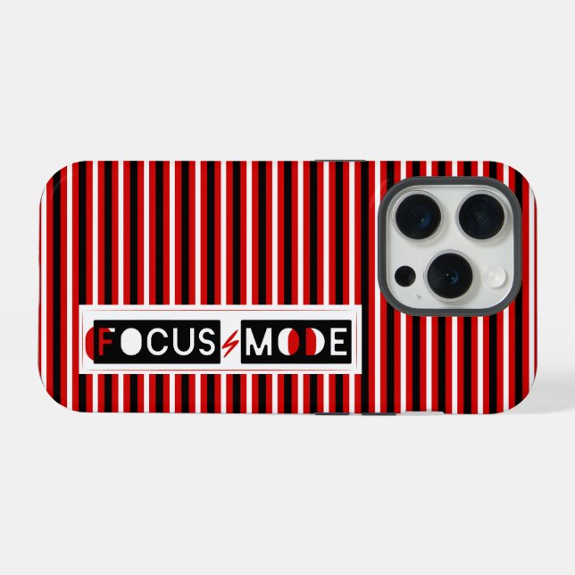 Coque iPhone Mode Focus (Verso Horizontal)