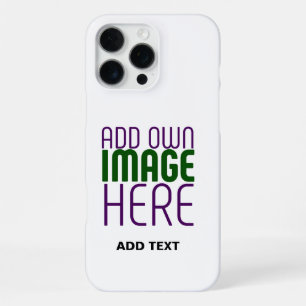 COQUE iPhone 16 PRO MAX MODÈLE DE TEXTE D'IMAGE BLANCHE SIMPLE MODERNE