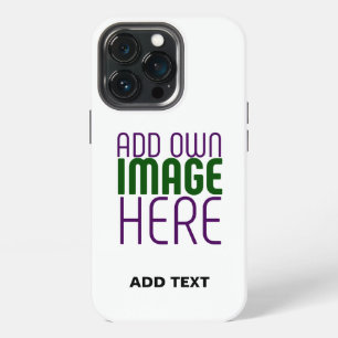 ETUI iPhone 13 PRO MODÈLE DE TEXTE D'IMAGE BLANCHE SIMPLE MODERNE