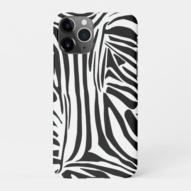 Coque iPhone Modèle Zèbre (Dos)
