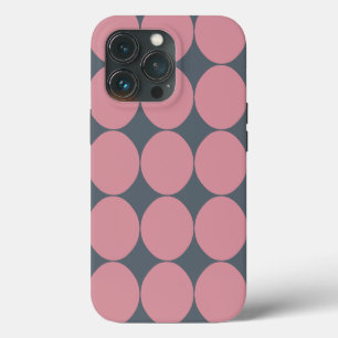 Etui iPhone 13 Pro Moderne Rose À Points Moderne