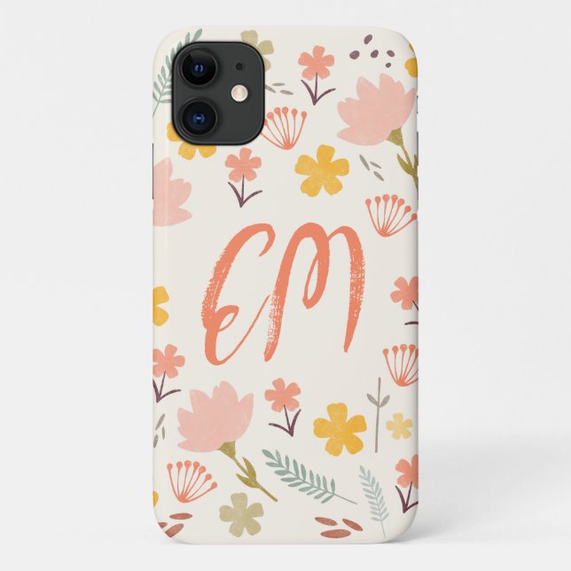 Coque iphone Monogram Boho (Dos)