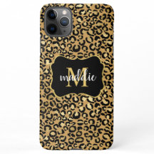 Monogram Gold Leopard Nom du Motif