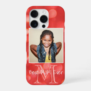 Coque iPhone 16 Pro Monogramme de photo personnalisée Ajoutez votre no