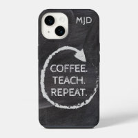 Monogramme de phrase de tableau noir