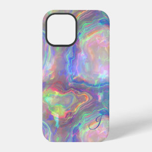 Coque iPhone 12 Pro Monogramme d'opale