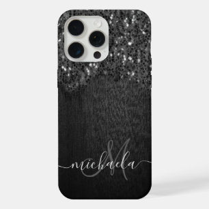 Monogramme en bois rustique avec faux éclats noir 