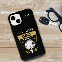 Monogramme Manger Sleep Golf Répéter