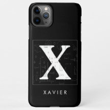 Monogramme mathématique - Xavier