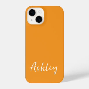 Coque Pour iPhone 14 Monogramme minimal moderne élégant simple personna