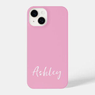 Coque Pour iPhone 14 Monogramme minimaliste moderne personnalisé simple