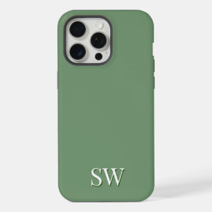 Monogramme vert personnalisé