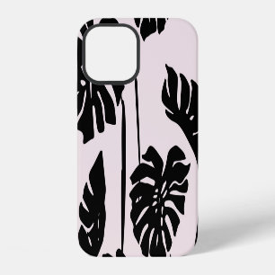 Coque iPhone 12 Monstera Abstraite Tropical Palm Art