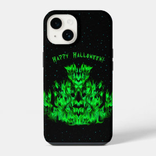 Coque Pour iPhone 14 Monstre de Flamme dans le Ciel Étoilé