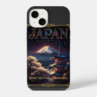 Mont Fuji céleste Japon Pagode Voyage Art