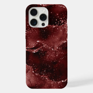 Moody Agate Henné sang rouge grenat bijou ton