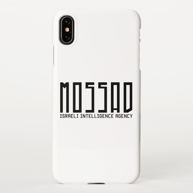 Coque iPhone Mossad - Agence de renseignement israélienne - IDF (Dos)