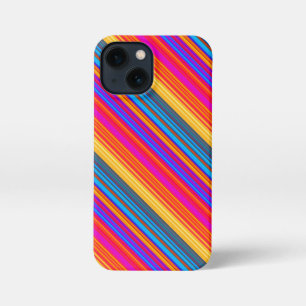 Etui iPhone 13 Mini Motif à bandes multiples