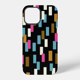Coque iPhone 12 motif Abstrait aux formes géométriques texturées.