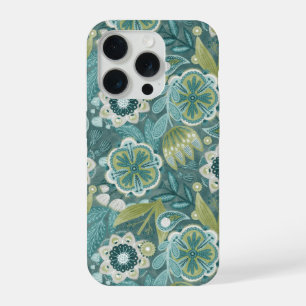 Motif botanique bohème floral