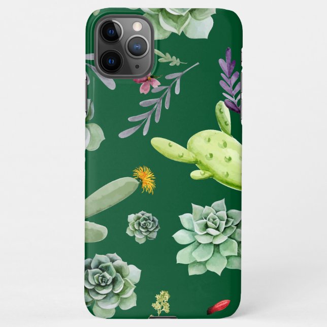 Coque iPhone Motif Cactus 3 (Dos)