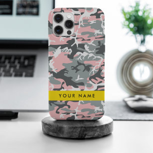 Motif camouflage rose et gris Personnalisez votre