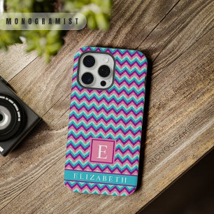 Motif Chevron Rose Bleu Violet Personnalisable