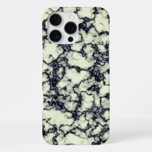 Coque iPhone 16 Pro Max Motif cool noir et Marbre blanc