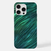 Motif d'art 3D funky foncé sarcelle bleu vert