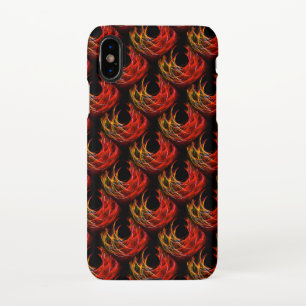 Coque iPhone X Motif d'art abstrait élégant bohème moderne mignon