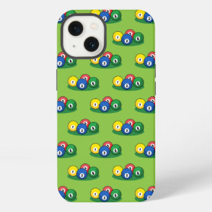 Etui iPhone 13 Motif de billes de billard pool snooker