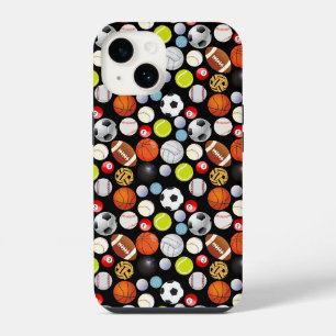 Coque Pour iPhone 14 Motif de boules de sport